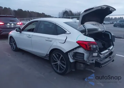 2023 Honda Civic Touring из США, поврежденный, VIN 2HGFE1F96PH313441